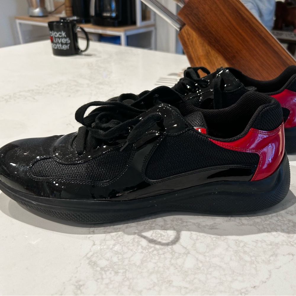 Men’s Prada sneakers sz 13 - barely worn, like new, no box included. Retail $850